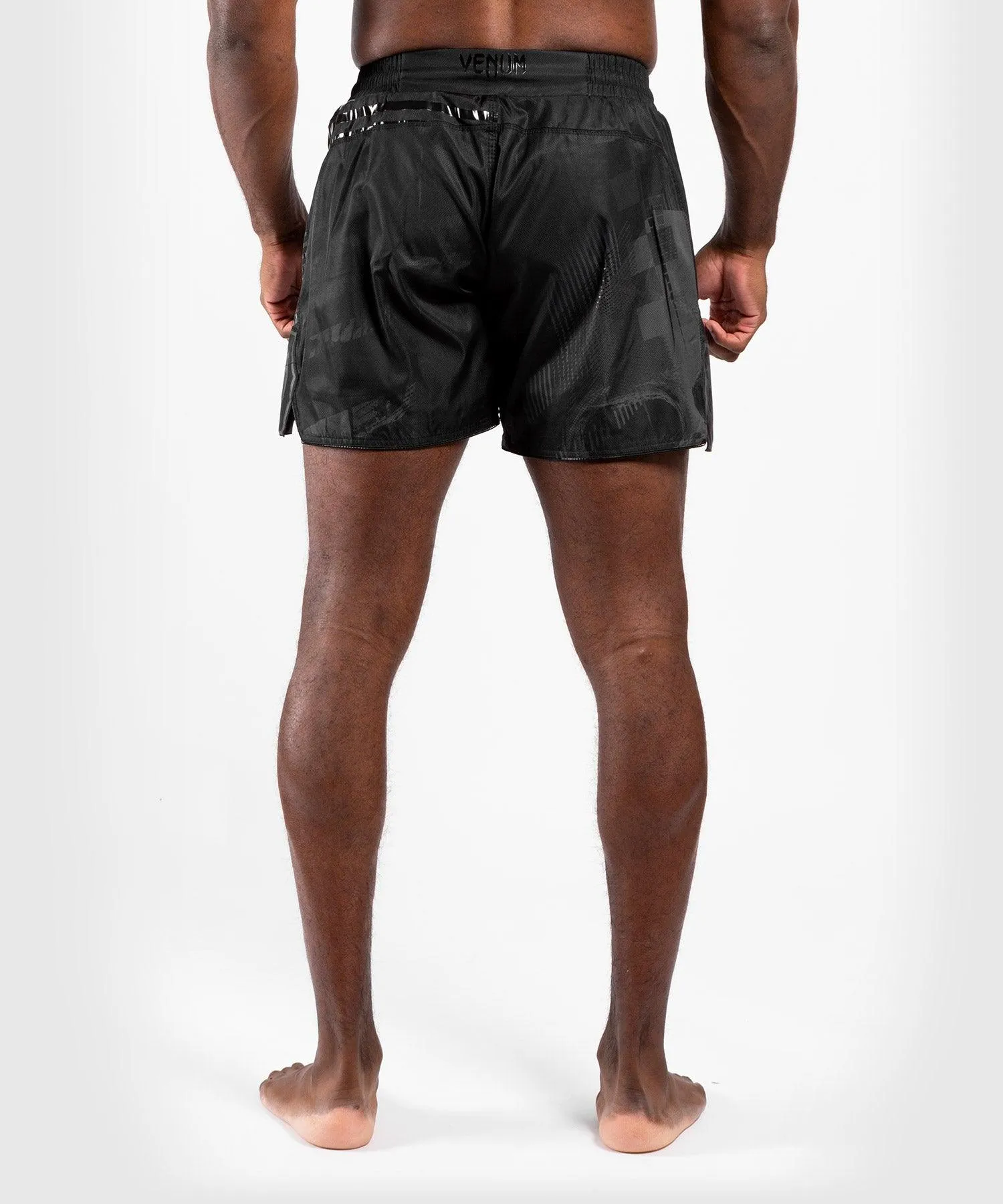 Shorts de combate Venum Skull - Negro / Negro