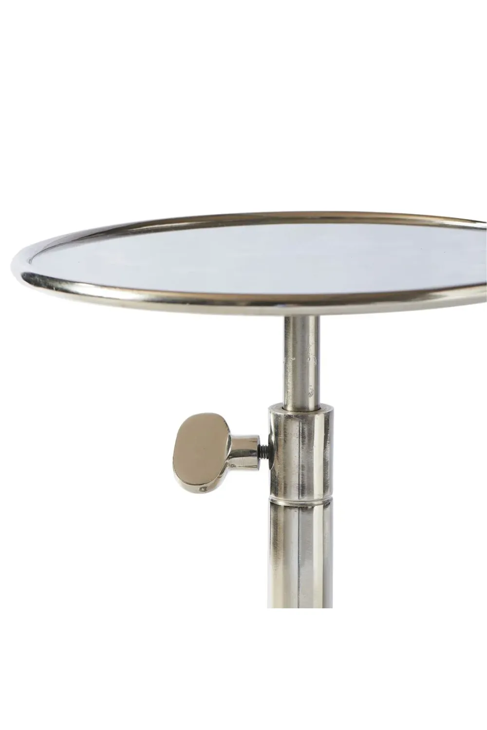 Silver Adjustable Pedestal Side Table | Rivièra Maison Venice