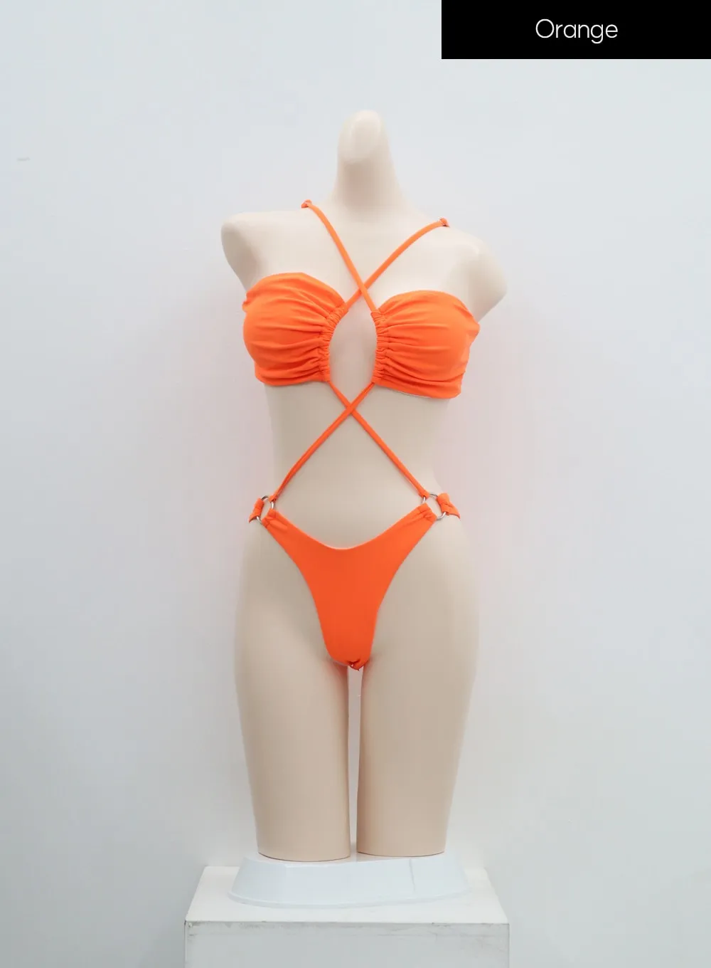 Silver Ring Detail Bikini Set IM302