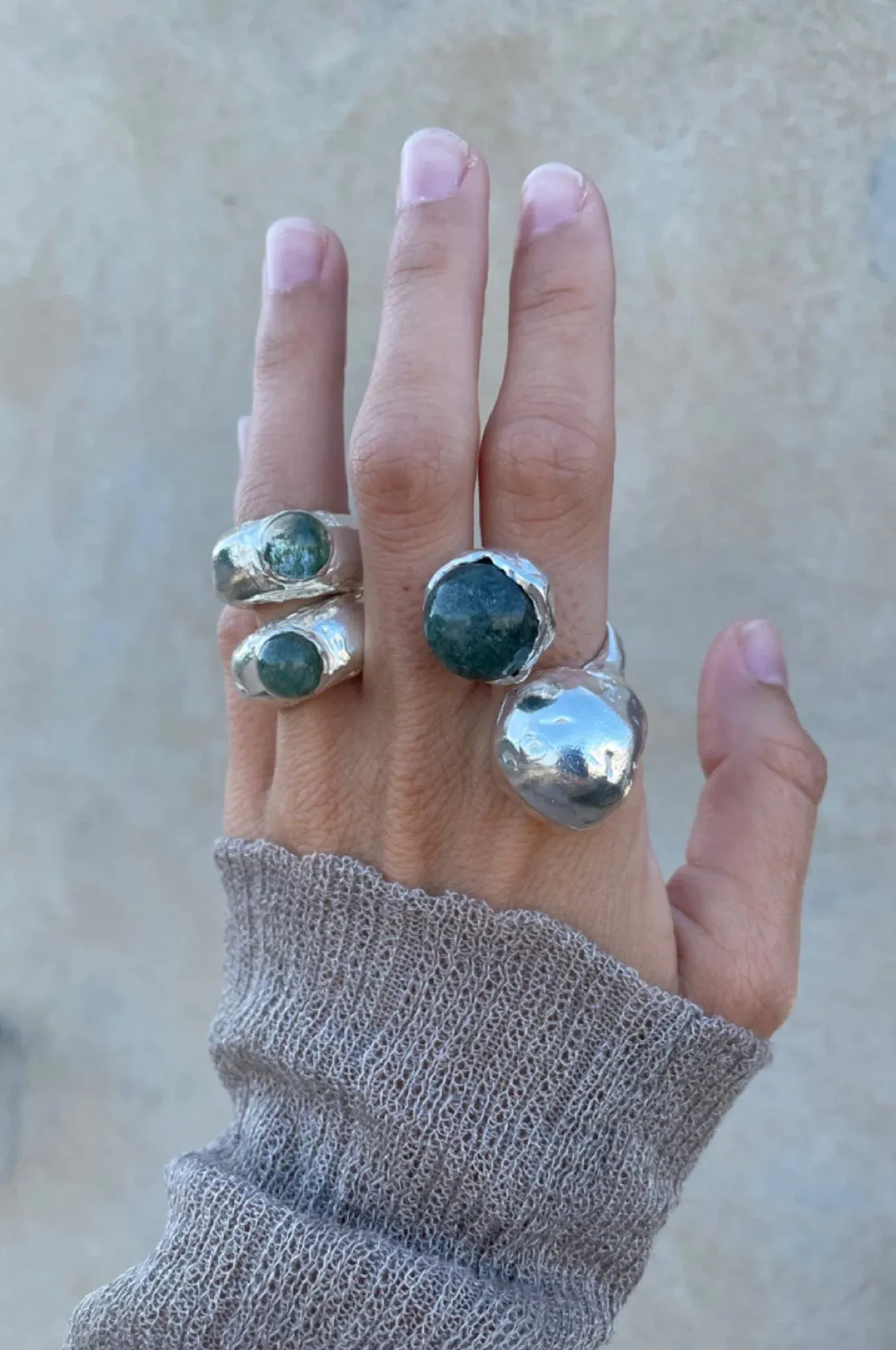 Simuero - Fruto Melon Ring - Silver