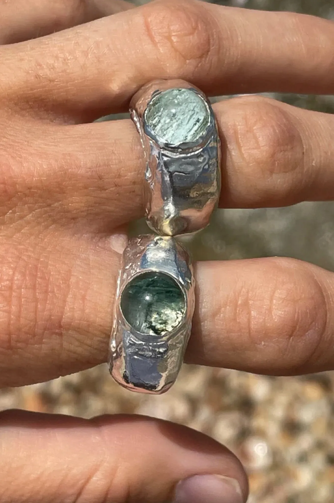 Simuero - Fruto Menta Ring - Silver