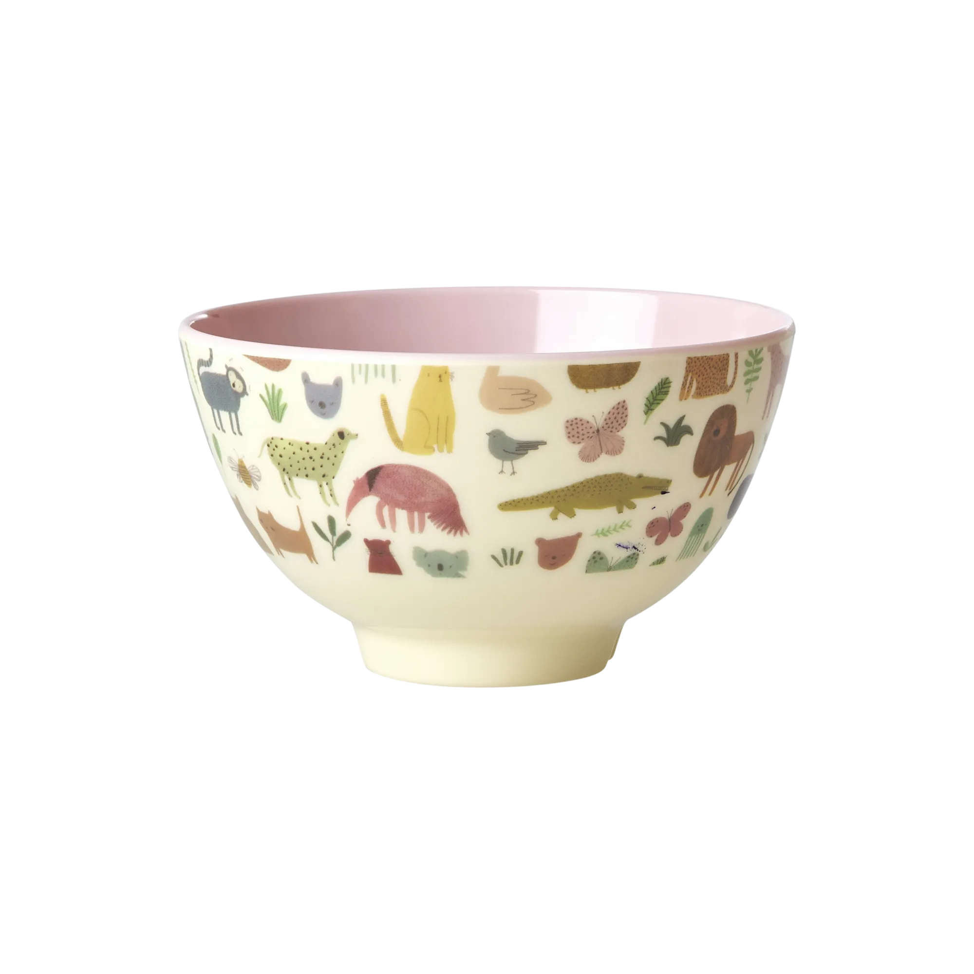 Small Bowl - Soft Pink - Sweet Jungle Print