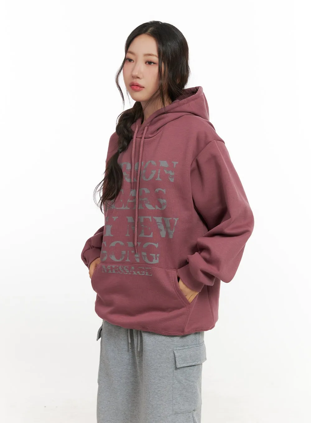 Soft Touch Graphic Hoodie CN426