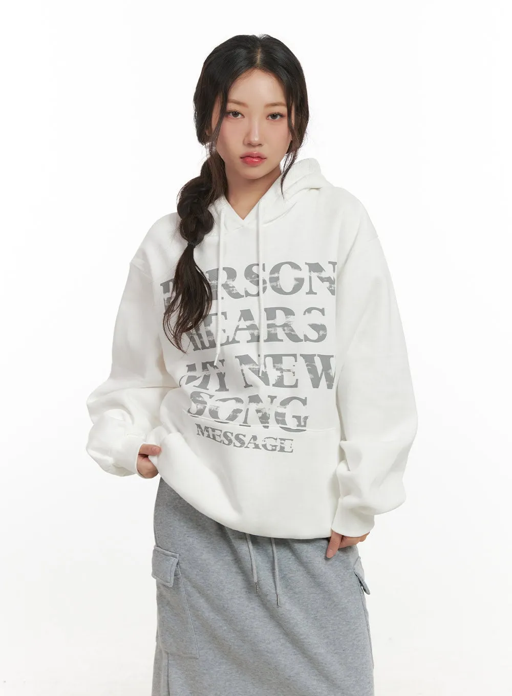 Soft Touch Graphic Hoodie CN426