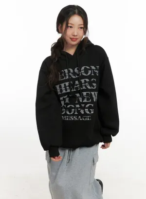 Soft Touch Graphic Hoodie CN426