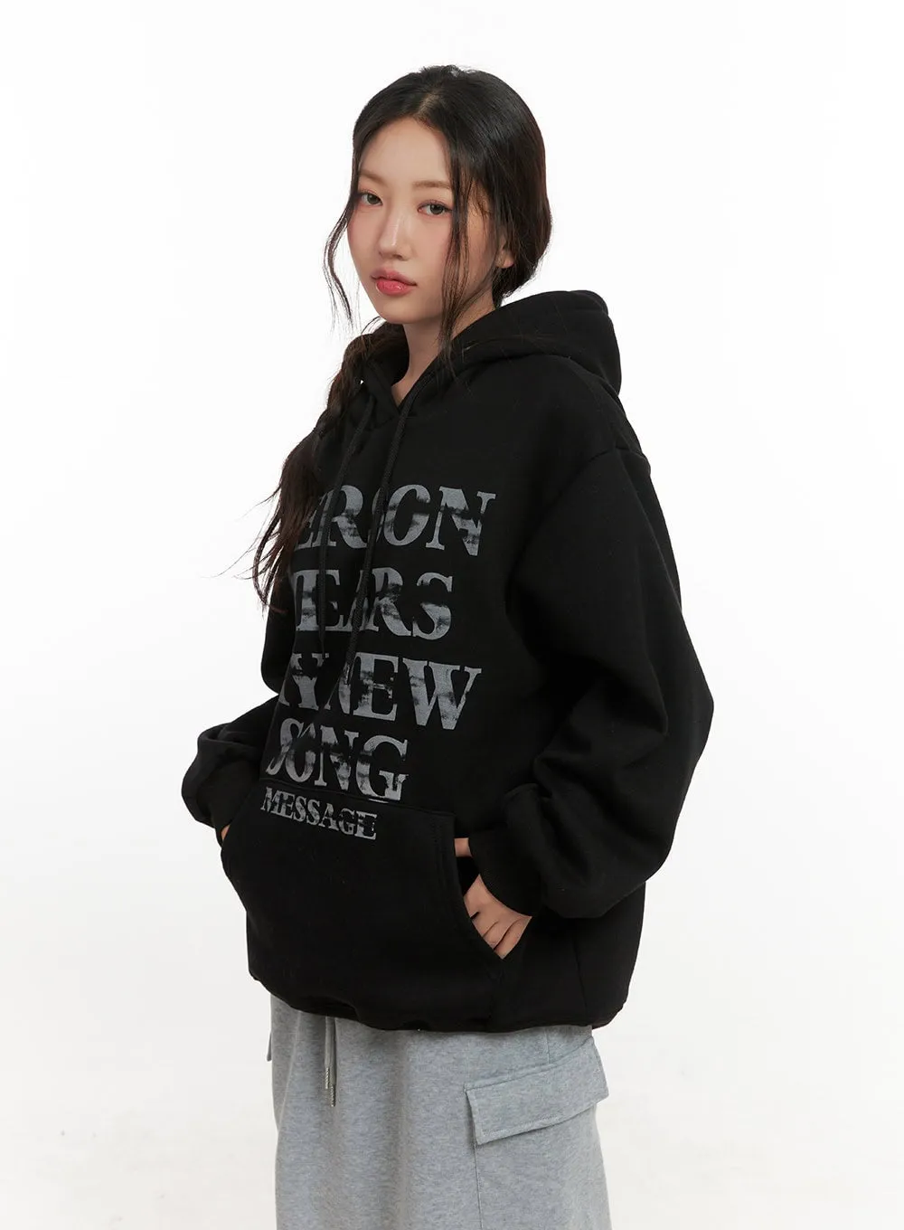 Soft Touch Graphic Hoodie CN426