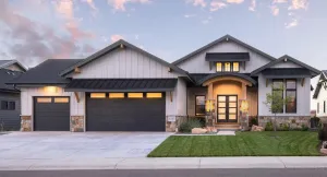 Spacious 2-Bedroom Home Plan with Expansive Deck and Basement