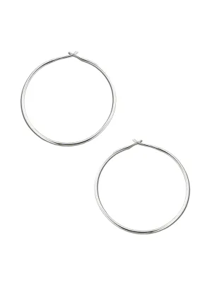 Sterling Silver Hoops