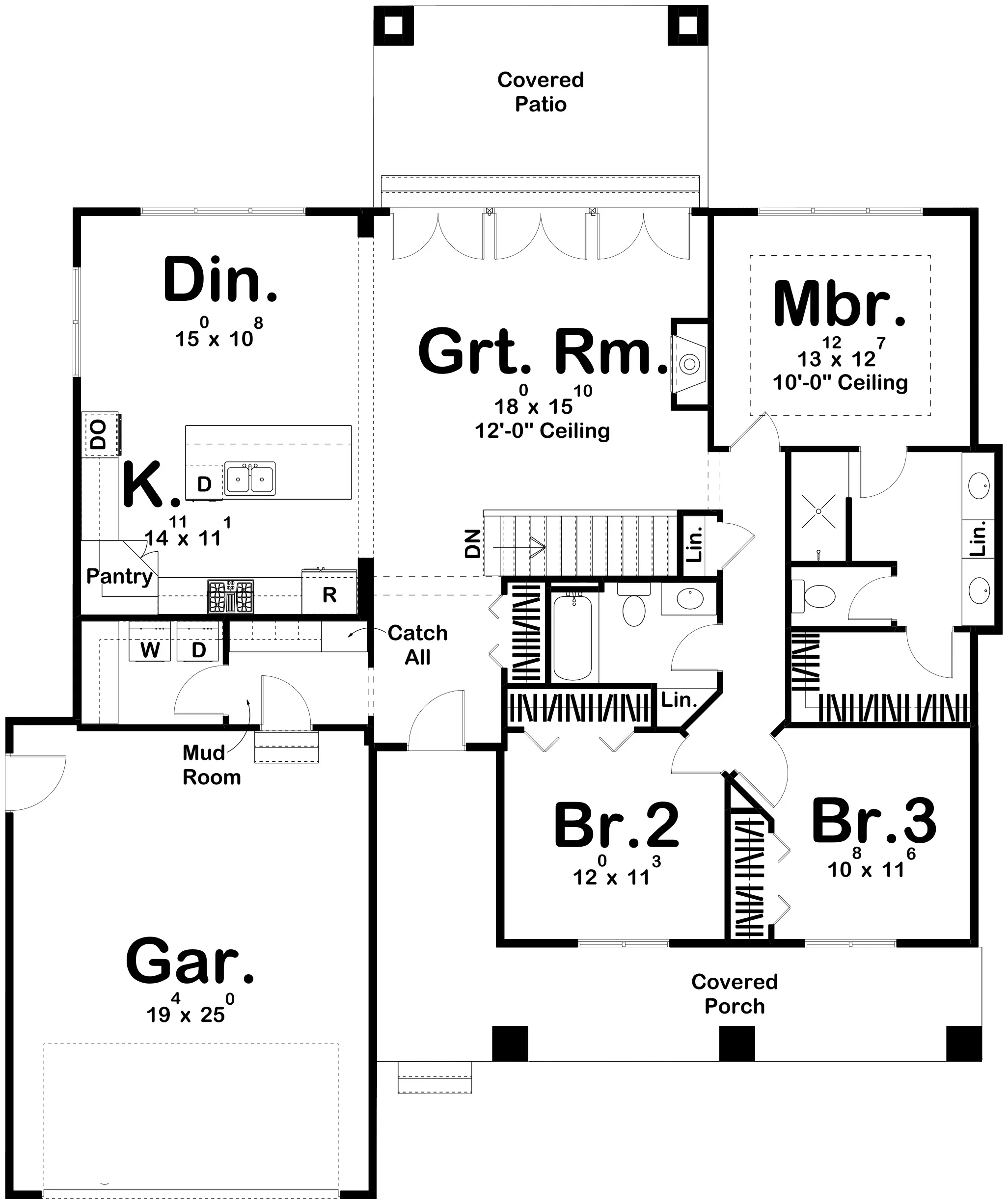 Stunning 1,712 Sq Ft  with Wraparound Porch and First-Floor Master Suite