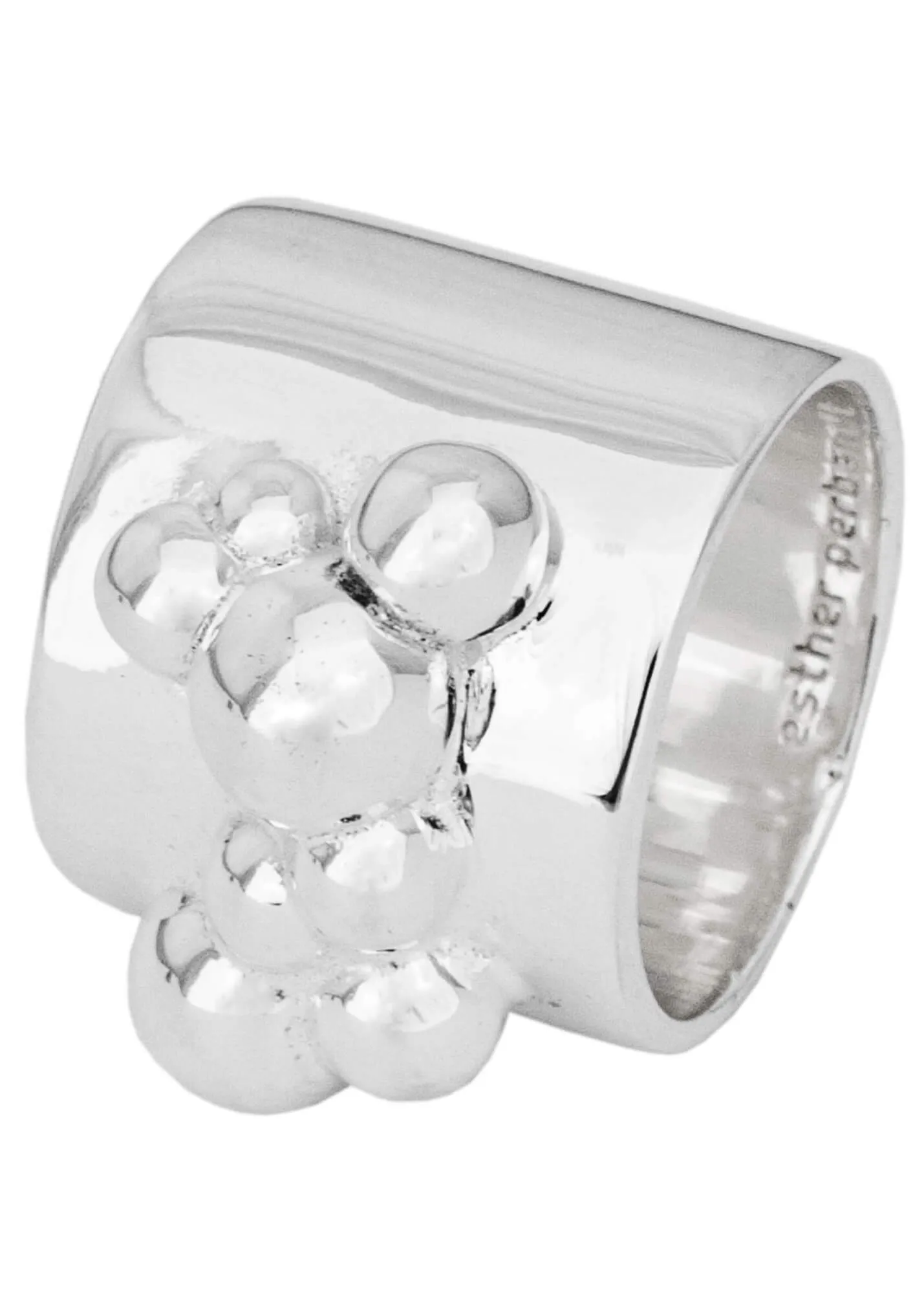 TUBE BUBBLE - Silver Ring