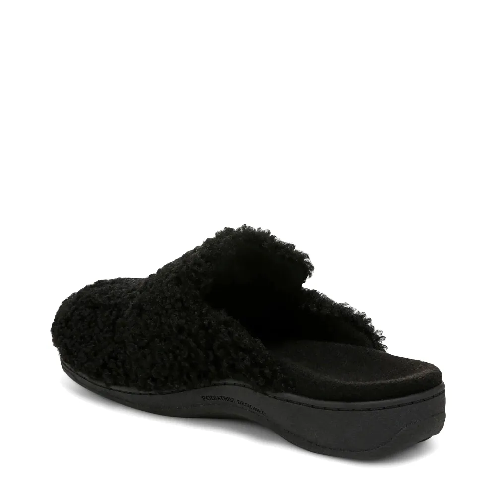 Vionic Women's Gemma II Mule Slipper in Black